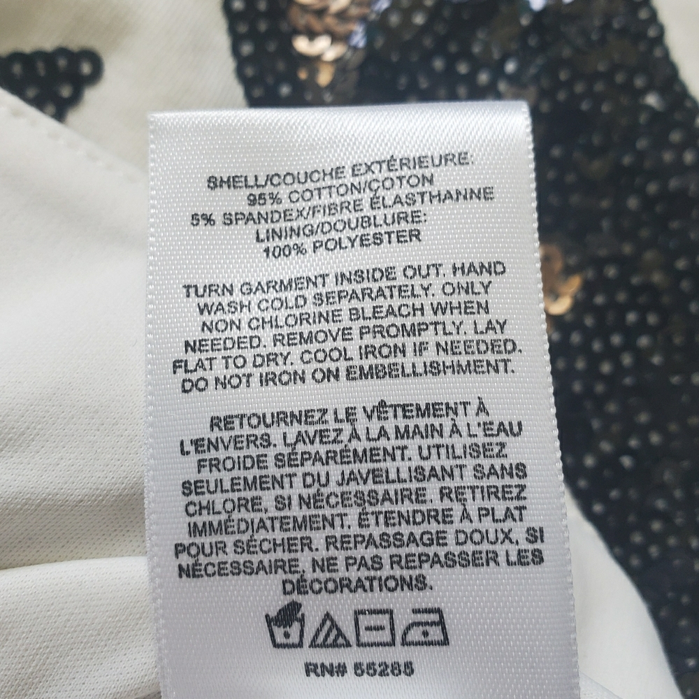 NWT express sequin mini skirt - Picture 3 of 3